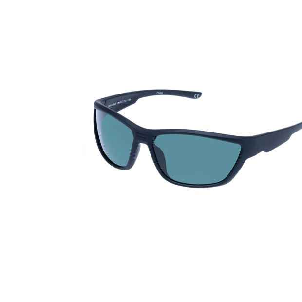 SOLARIZED® Kids Wrap Rubber Sunglasses - Black