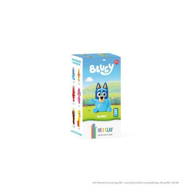 Hey Clay Bluey Single Character - Assorted
