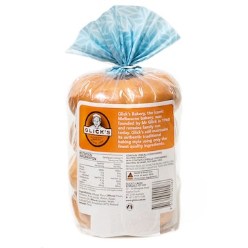 Glicks Plain Bagel 4 pack