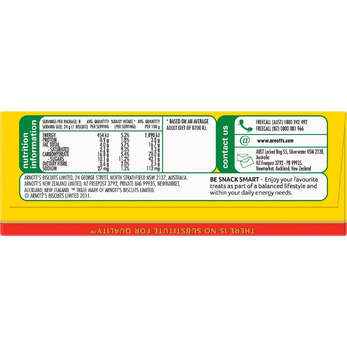 Arnott's Wagon Wheels Multipack Chocolate Biscuits 8 pack