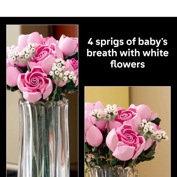 LEGO® Botanicals Bouquet of Pink Roses 10374
