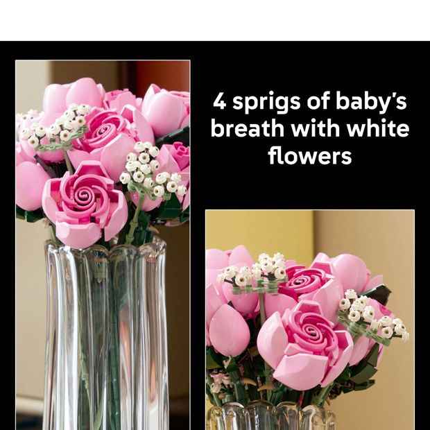LEGO® Botanicals Bouquet of Pink Roses 10374