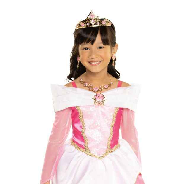 Child's Fairy Tale Princess Costume - Pink & White, Ages 3+