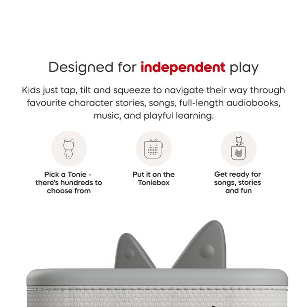 Audio Player Starter Set with Customisable Figure - Grey