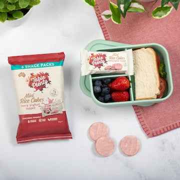Table Of Plenty Mini Rice Cakes Berry Yoghurt Topped 6 pack