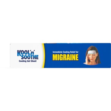 Kool 'n' Soothe Soft Gel Sheets For Headache & Migraine Relief 6 pack