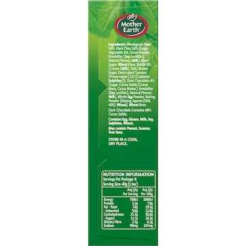 Mother Earth Chocolate Chip Oaty Slice 40g x 6 pack