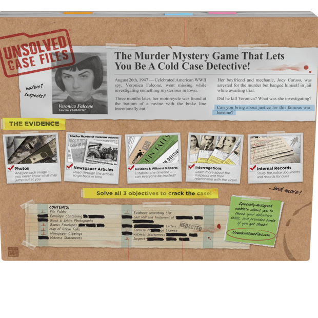 Unsolved Case Files Veronica Falcone