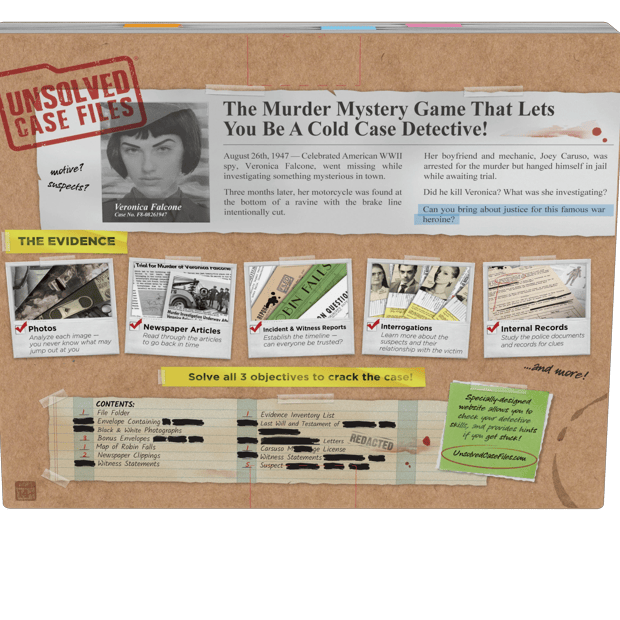 Unsolved Case Files Veronica Falcone