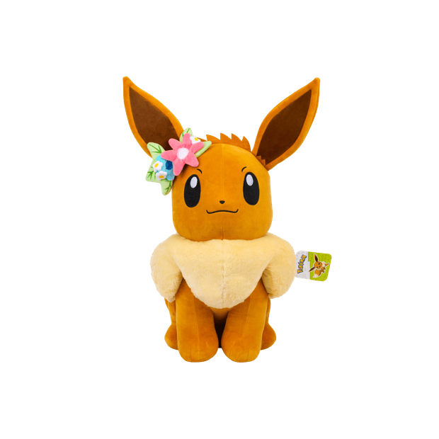 Pokemon 60cm Eevee with Flower Crown Plush