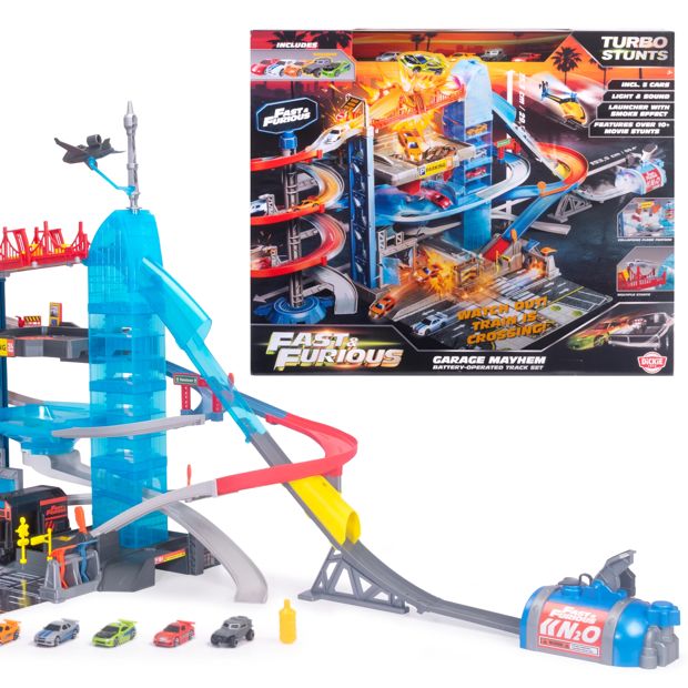 Fast & Furious Garage Mayhem Track Set