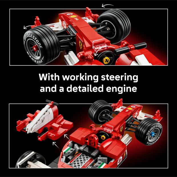 LEGO® Icons Ferrari F2004 & Michael Schumacher 11375