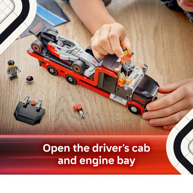 LEGO® City F1® Display Truck with Audi F1® Race Car 60493