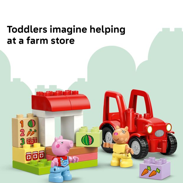 LEGO® DUPLO Peppa Pig Tractor and Market 10468