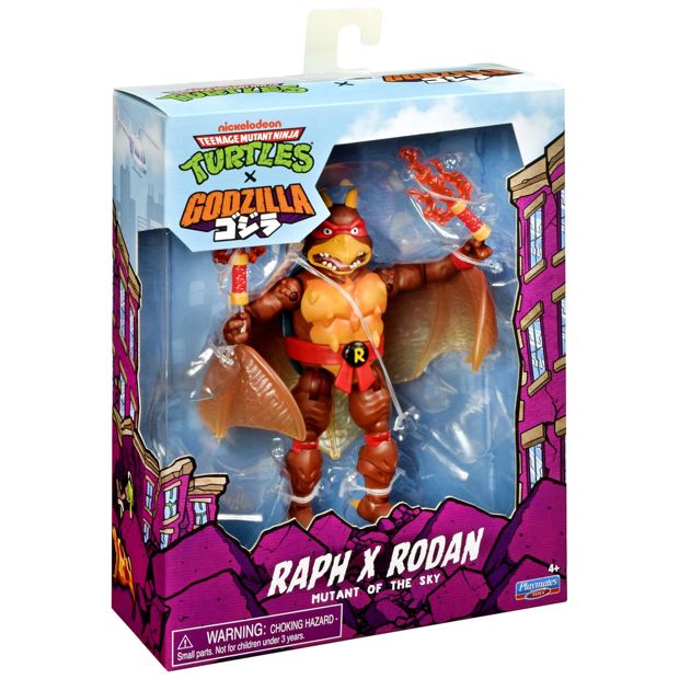 Teenage Mutant Ninja Turtles X Godzilla Figures - Raph X Rodan