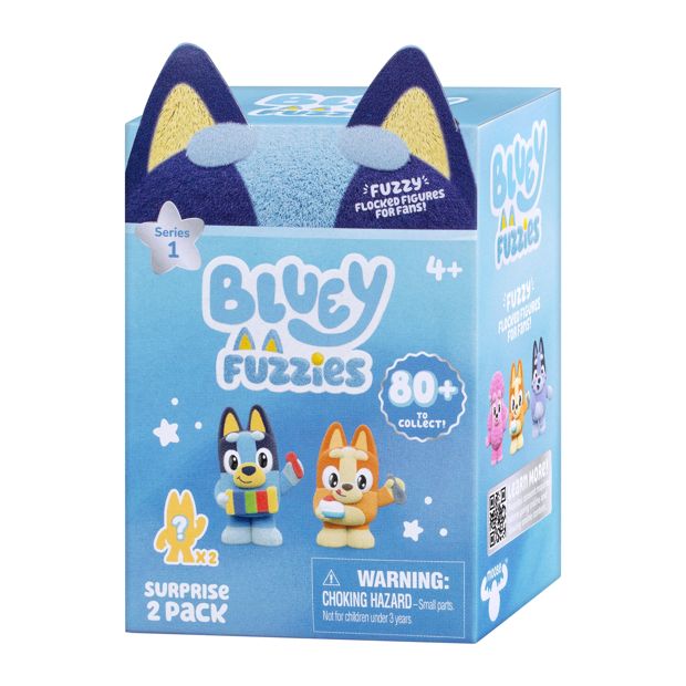 2 Pack Bluey Fuzzies S1 Collectible - Assorted