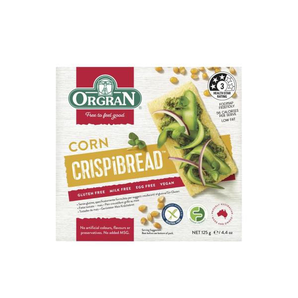 ORGRAN CORN CRISPIBREAD