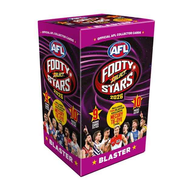 Official Select 2026 AFL Footy Stars Blaster Box