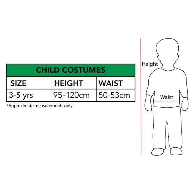 Toy Story Woody Deluxe Kids Costume Size 3-5yrs