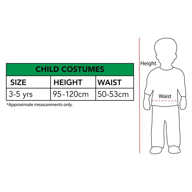 Toy Story Woody Deluxe Kids Costume Size 3-5yrs