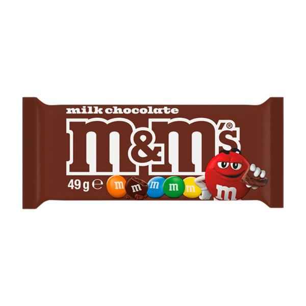 M&M'S MILK CHOCOLATE SNACK BAG 49G