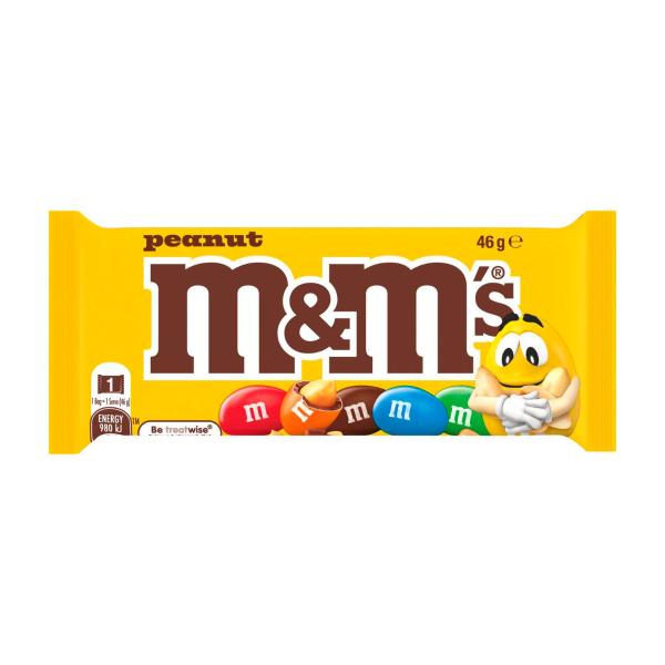 M&M'S PEANUT MILK CHOCOLATE SNACK BAG:.:46 GRAM