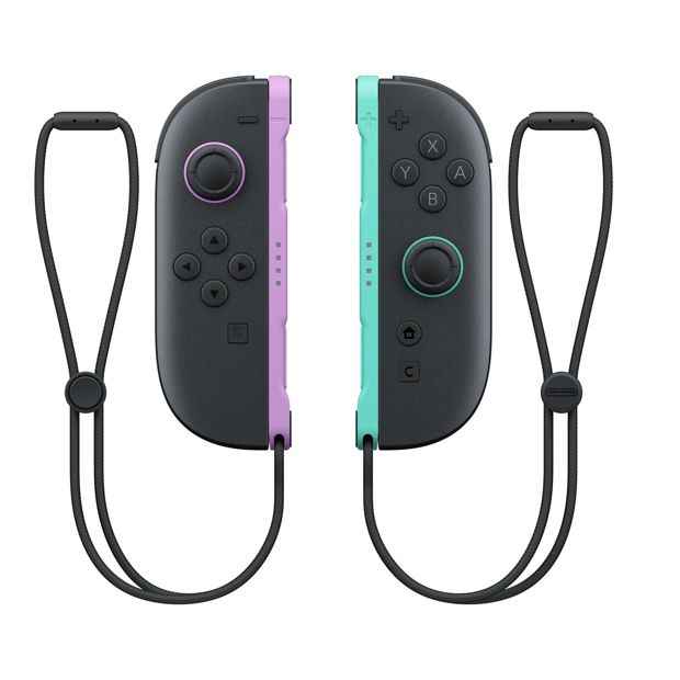 Wireless Game Controllers - Purple & Green Pair