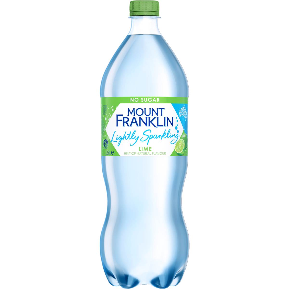 Mount Franklin Lightly Sparkling Water Lime Bottle 1.25l
