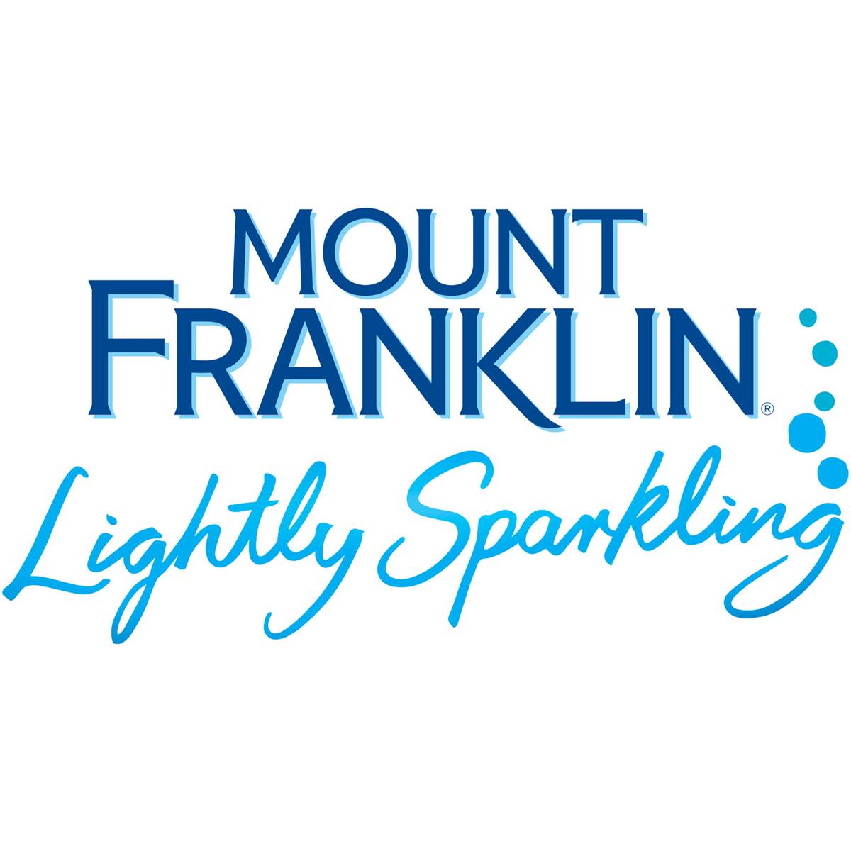 Mount Franklin Lightly Sparkling Water Lime Bottle 1.25l