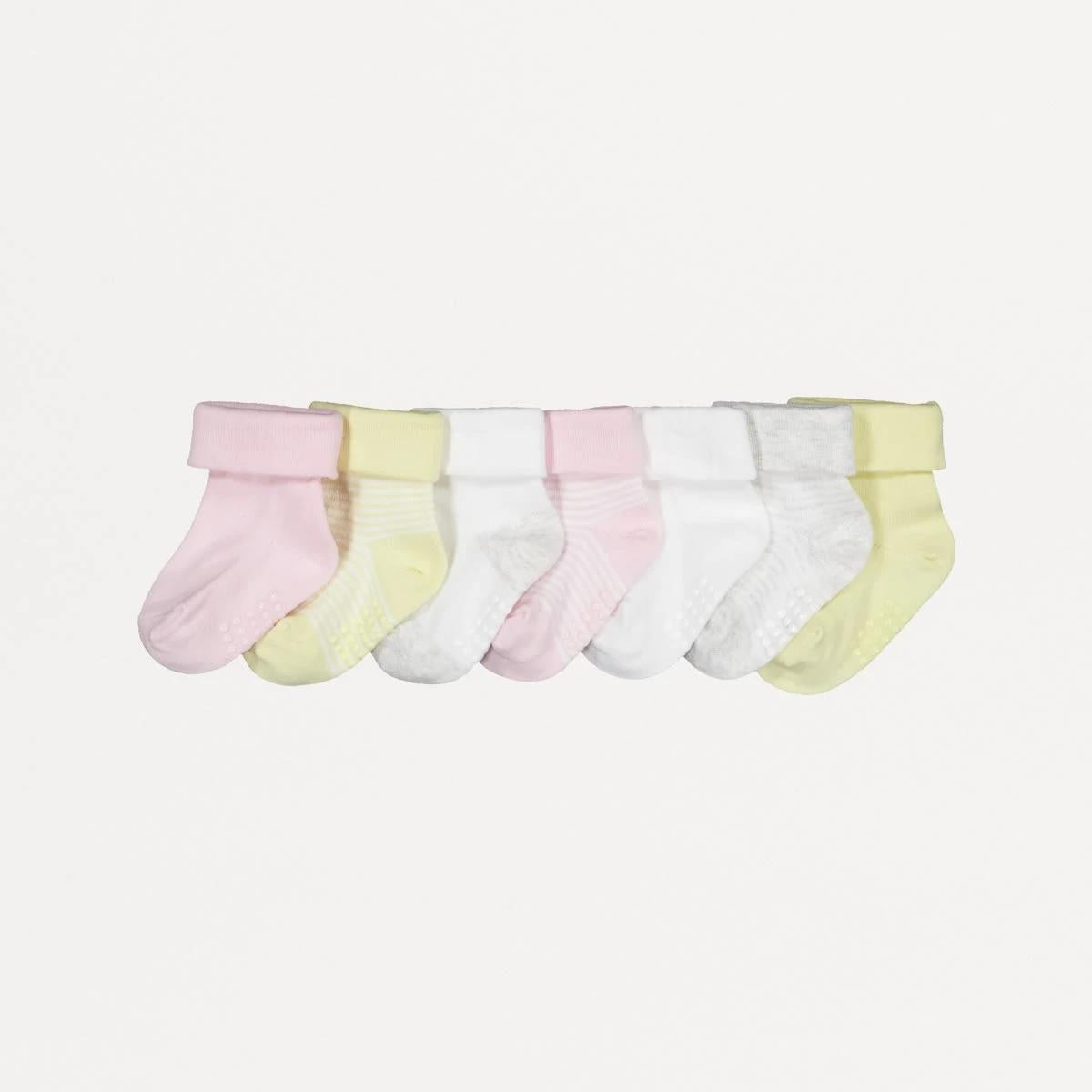 7 Pack Turn Over Top Socks