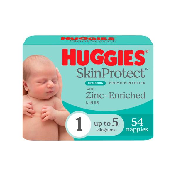 Skin Protect Newborn Nappies Size 1