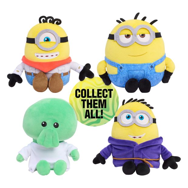 Squoooshy Minions 3 Plush Toy - Assorted