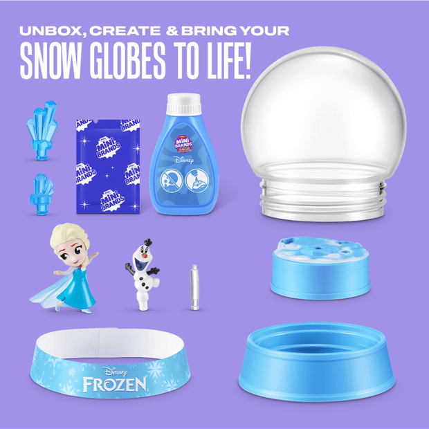 ZURU Mini Brands Create Disney Snow Globe Series 1 Capsule - Assorted
