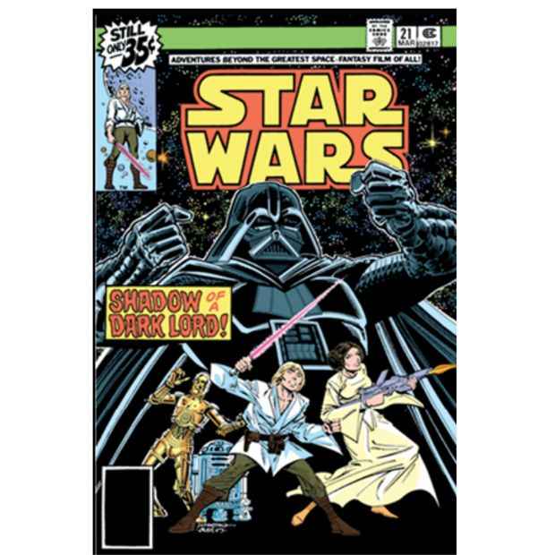 PRIME 3D Lenticular 300pce Star Wars Comic Cover Puzzle