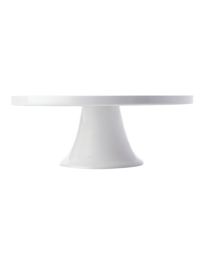 White Basics Footed Cake Stand 30cm Gift Boxed in White