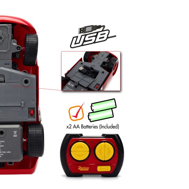 Disney Pixar Cars Lightning Mcqueen 1:18 Animated RC