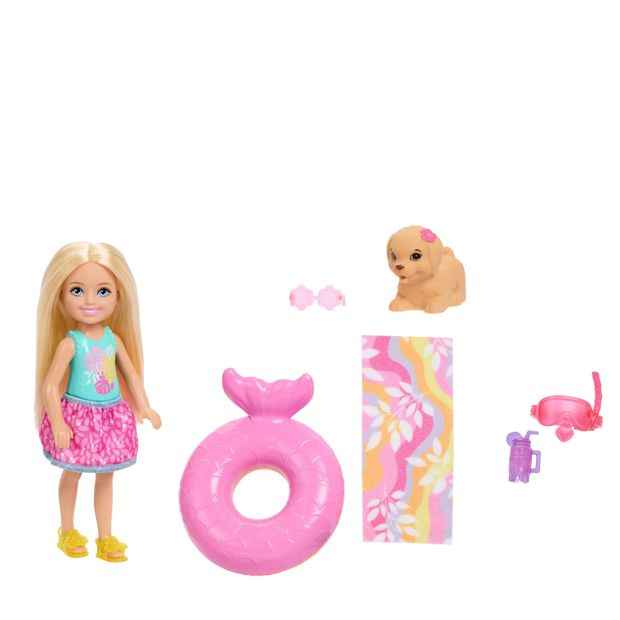 Barbie Summer Vacation Chelsea Pool Party Playset