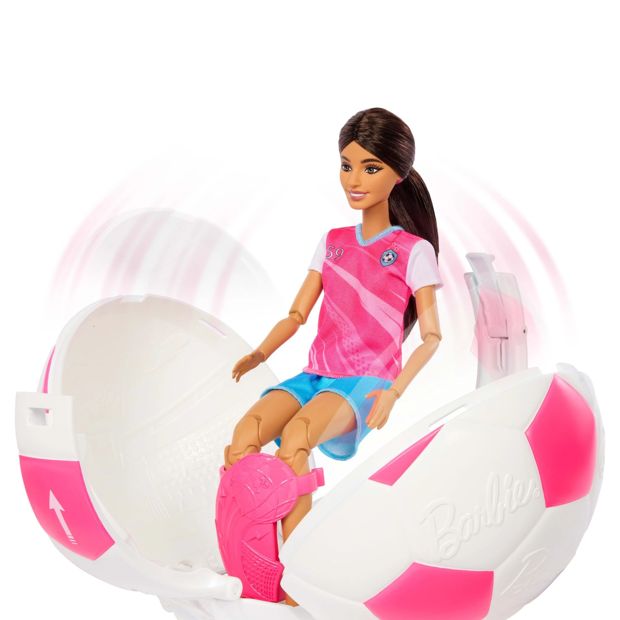 Barbie Team Barbie Roll & Reveal Soccer Player Doll and Accessories