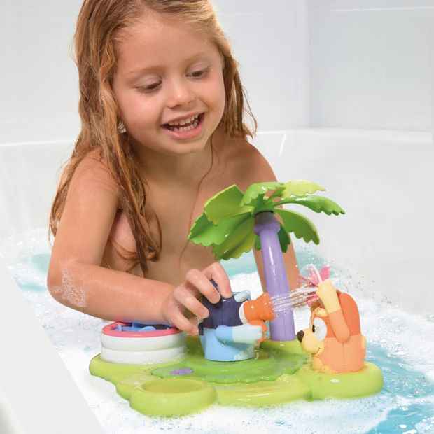 Bluey Bath Island Bath Toy