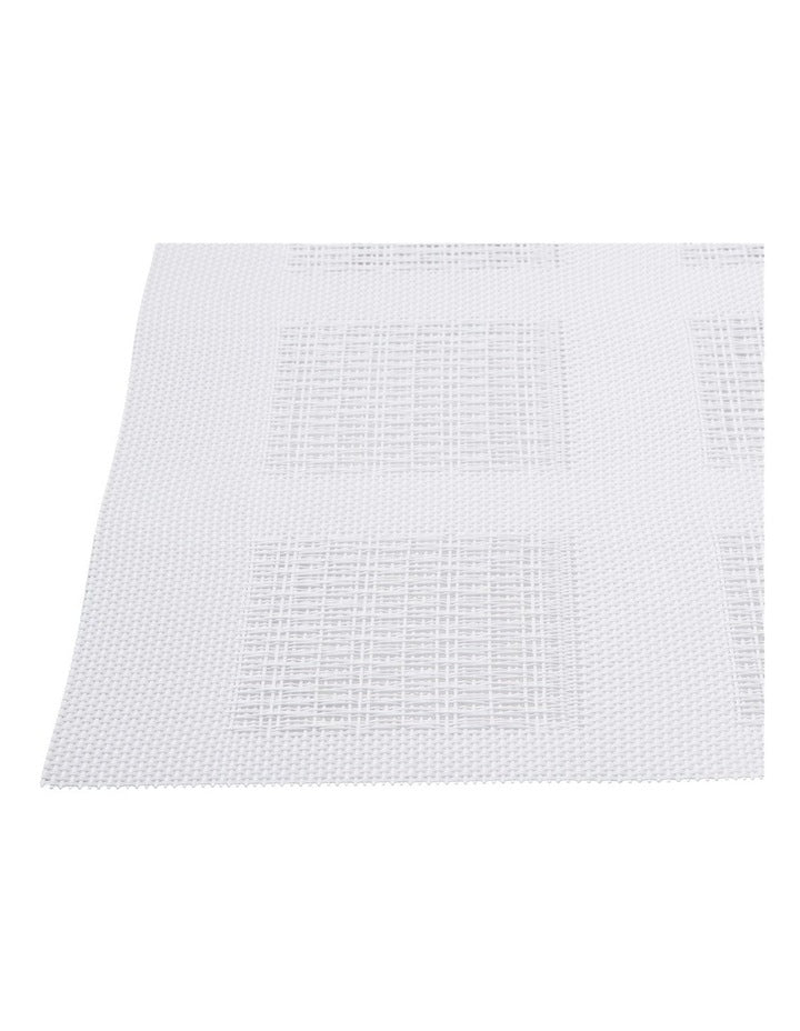 Placemat 45x30cm in White Squares