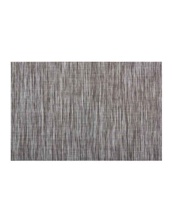 Lurex Stripe Placemat 45x30cm in Grey
