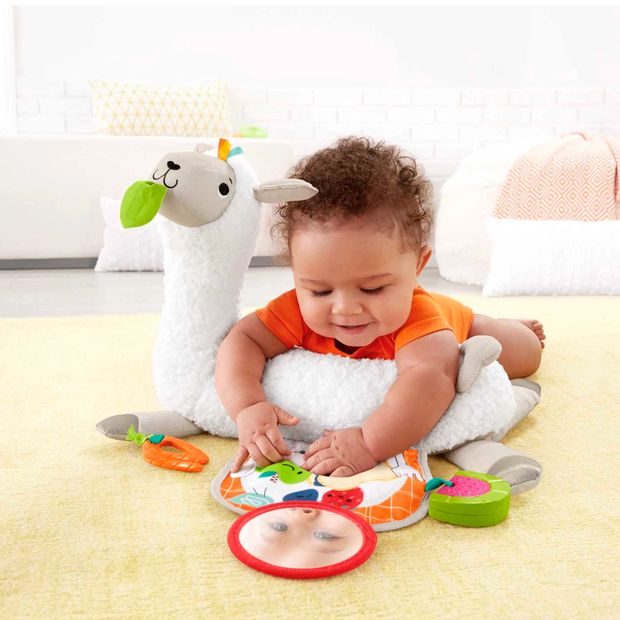 Fisher-Price Grow-with-Me Tummy Time Llama