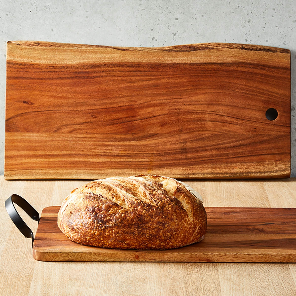 Long Natural Acacia Serving Board