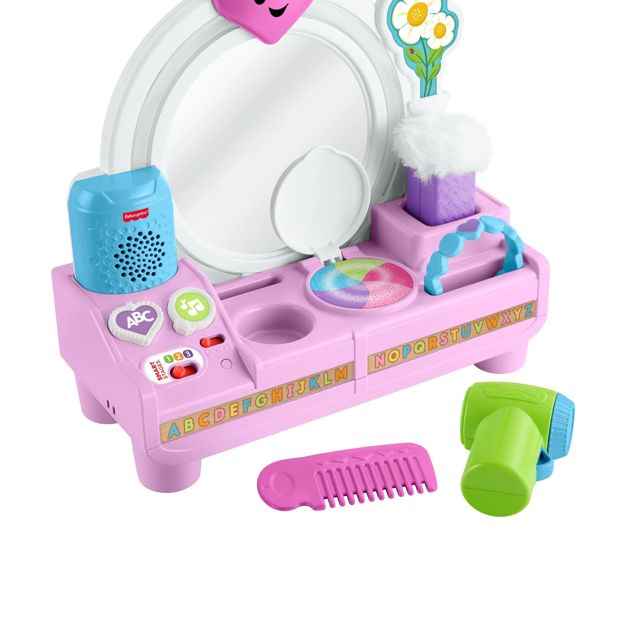 Fisher-Price Laugh & Learn Let’s Get Ready Vanity Musical Playset for Baby & Toddler