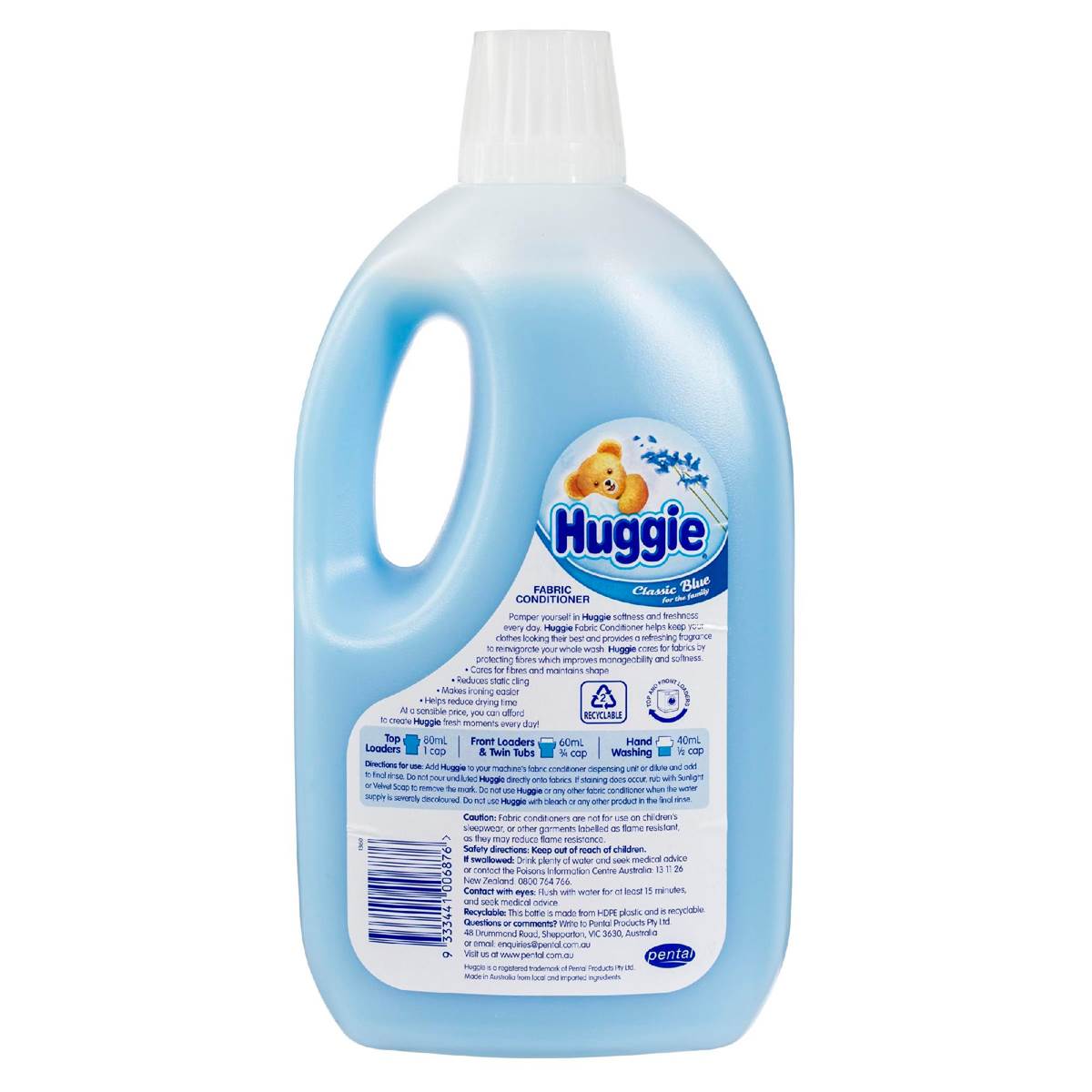 Huggie Fabric Softener Classic Blue 2L