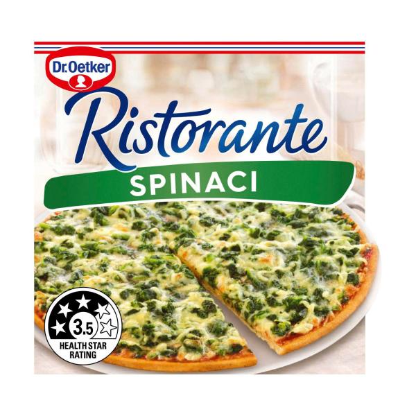 DR OETKER RISTORANTE FZ PIZZA:SPINACI:.:390 GRAM