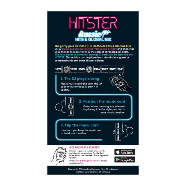 Hitster Aussie Hits and Global Mix