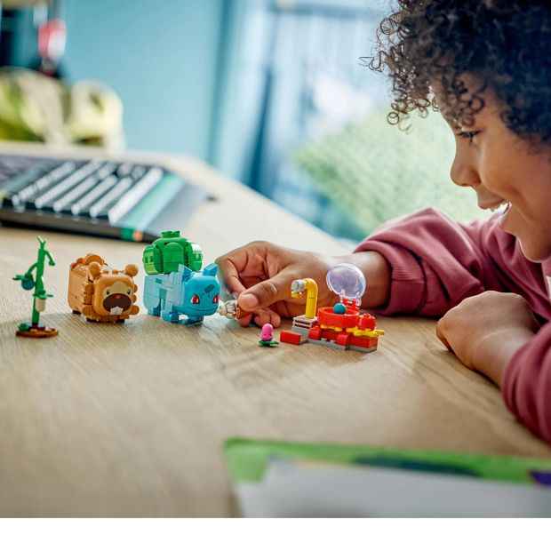 LEGO® Pokemon SMART Play: Berry Bash with Bulbasaur and Bidoof 72155