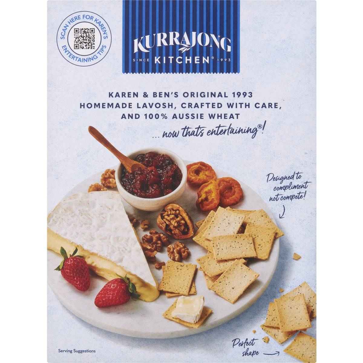 Kurrajong Kitchen Lavosh Bites Original 145g