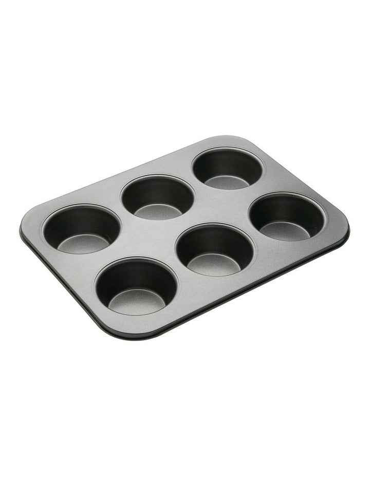 Heavy Base 6-Cup American Muffin Pan in Carbon